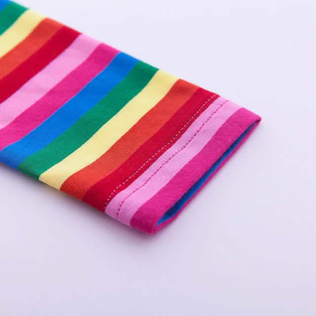 Girls' Unicorn Rainbow Flower Dress Kids' Clothing - DailySale