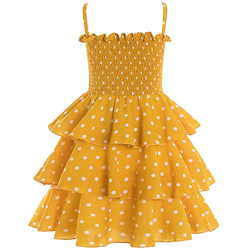 Girl's Wedding Lace Sleeveless Dress Kids' Clothing - DailySale