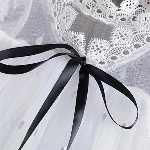 Girl's Wedding Lace Tulle Vintage Dress Kids' Clothing - DailySale