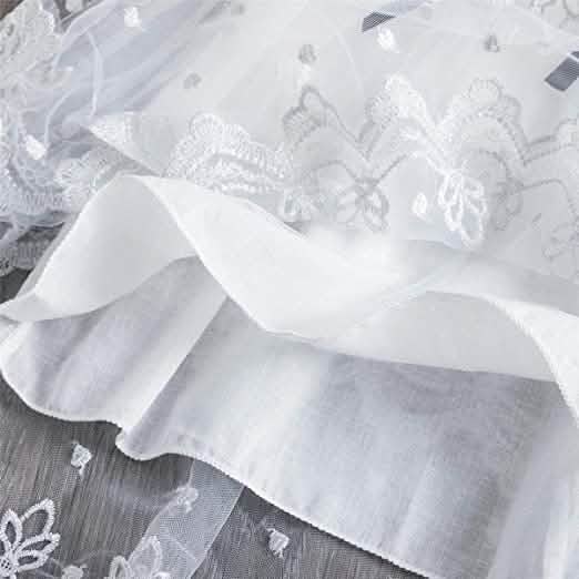 Girl's Wedding Lace Tulle Vintage Dress Kids' Clothing - DailySale