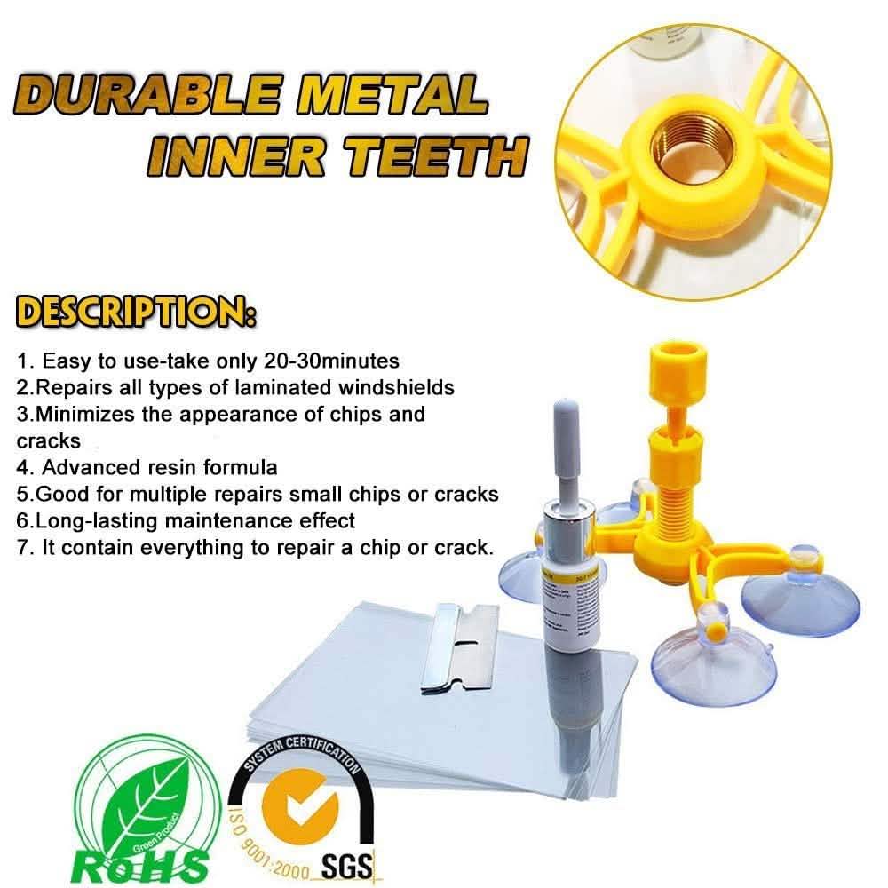 Gliston Geli Windshield Repair Kit Auto Accessories - DailySale