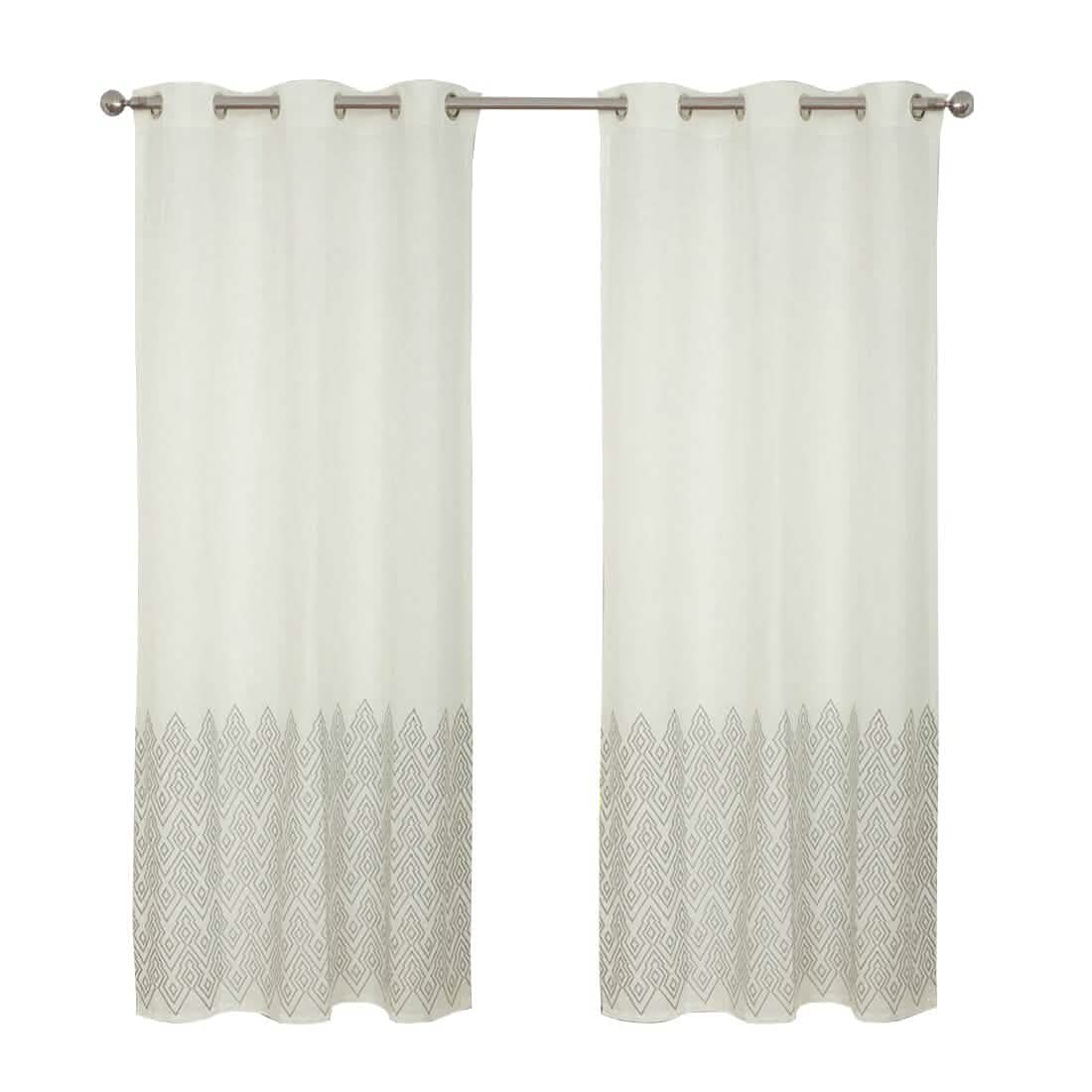 Global Mali Embroidered Window Panel Pair Furniture & Decor - DailySale