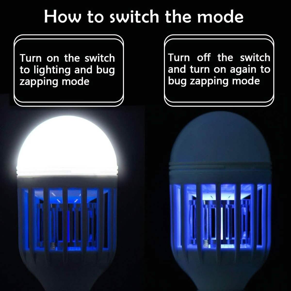 GLOUE 2-in-1 Bug Zapper and Mosquito Killer Lamp Home Lighting - DailySale