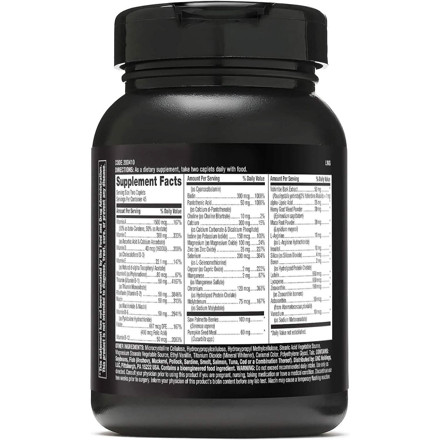 GNC Mega Men Prostate and Virility Supports Optimal Sexual Health and Prostate Health 90 Caplets Wellness - DailySale