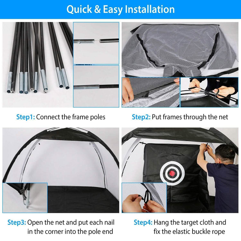 Golf Net Golf Training Aids Sports & Outdoors - DailySale