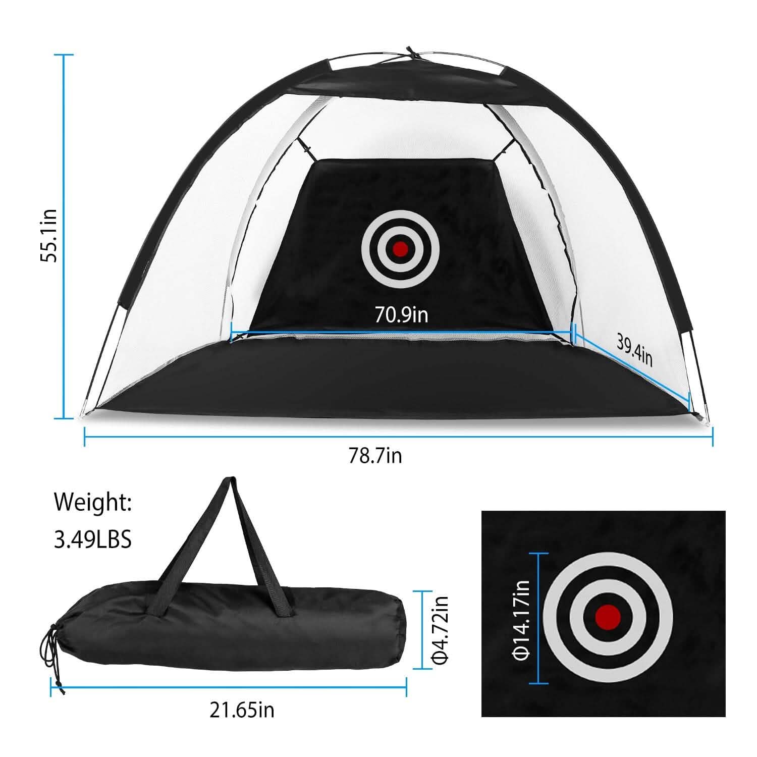Golf Net Golf Training Aids Sports & Outdoors - DailySale