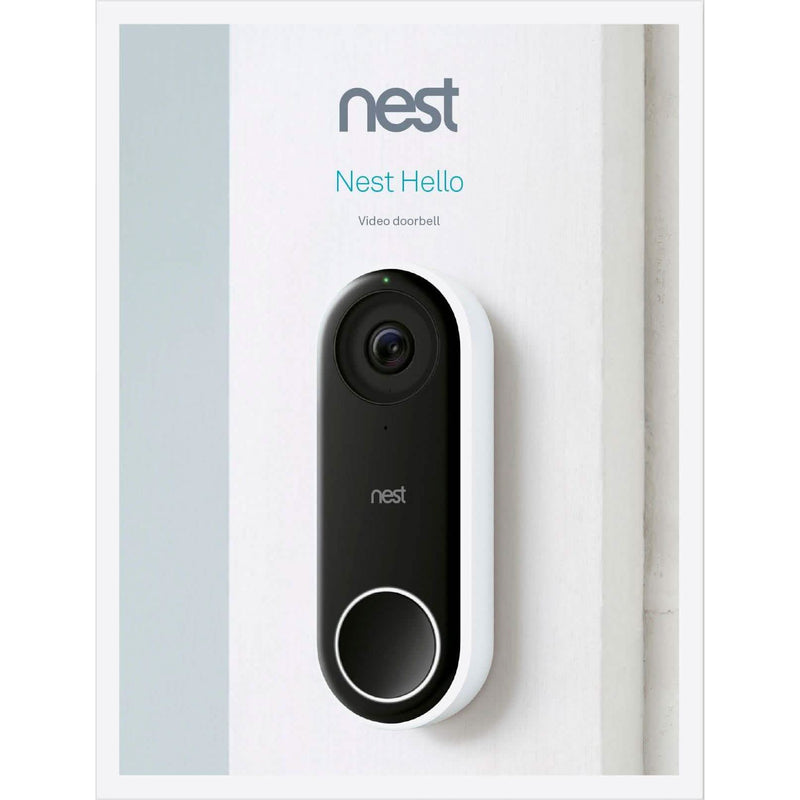 Google - Nest Hello Smart Wi-Fi Video Doorbell Cameras & Drones - DailySale