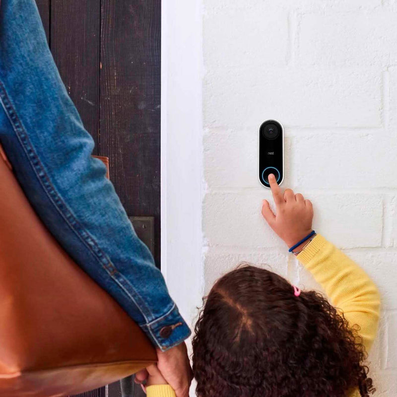 Google - Nest Hello Smart Wi-Fi Video Doorbell Cameras & Drones - DailySale