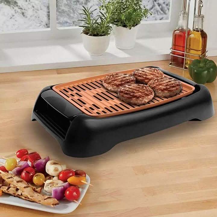 Gotham Steel Electric Smokeless Grill Express Kitchen Essentials - DailySale