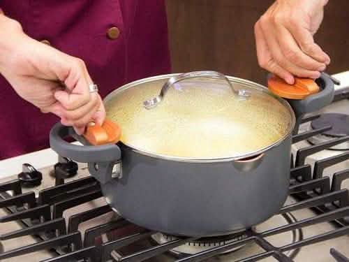 Gotham Steel Non-Stick Copper Coating Pasta Pot Kitchen Essentials - DailySale