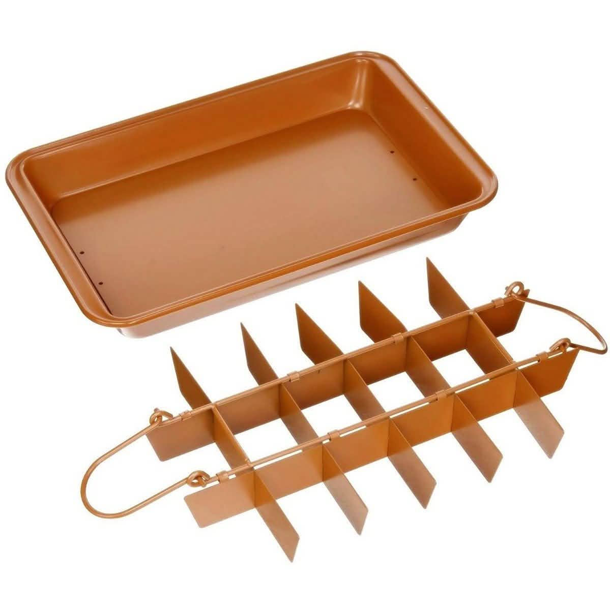 Gotham Steel Nonstick Baking Pan with Built-In Slicer Kitchen Essentials - DailySale