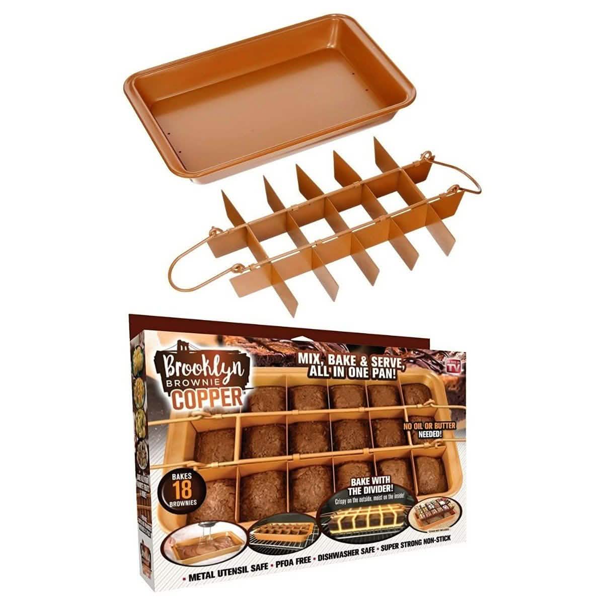 Gotham Steel Nonstick Baking Pan with Built-In Slicer Kitchen Essentials - DailySale