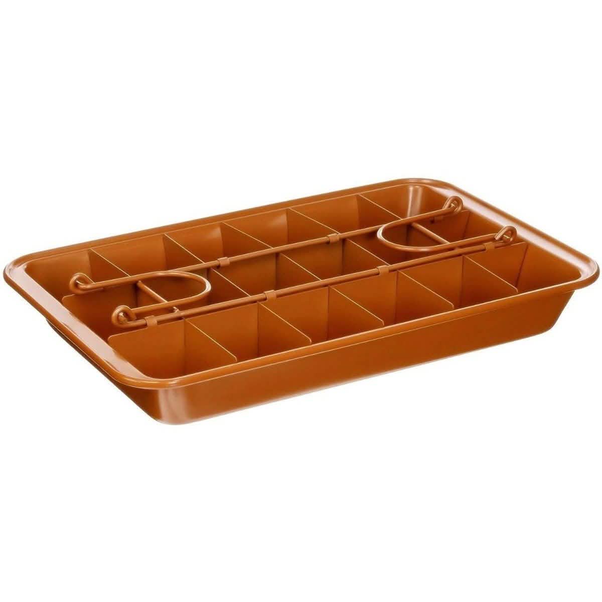 Gotham Steel Nonstick Baking Pan with Built-In Slicer Kitchen Essentials - DailySale