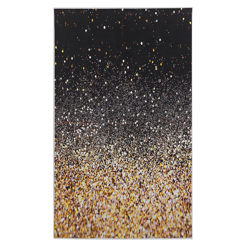 Gradual Glitter Black Gold Bokeh Spots Photography Background Everything Else - DailySale
