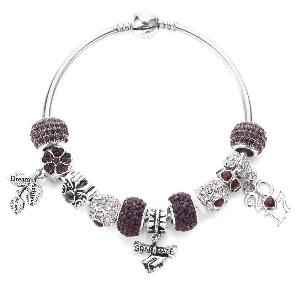 Graduation Charm Bracelet Jewelry - DailySale