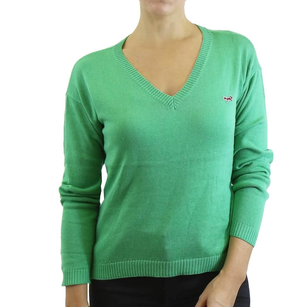 Womens V Neck Long Sleeve Sweater - Assorted Colors & Sizes - DailySale, Inc