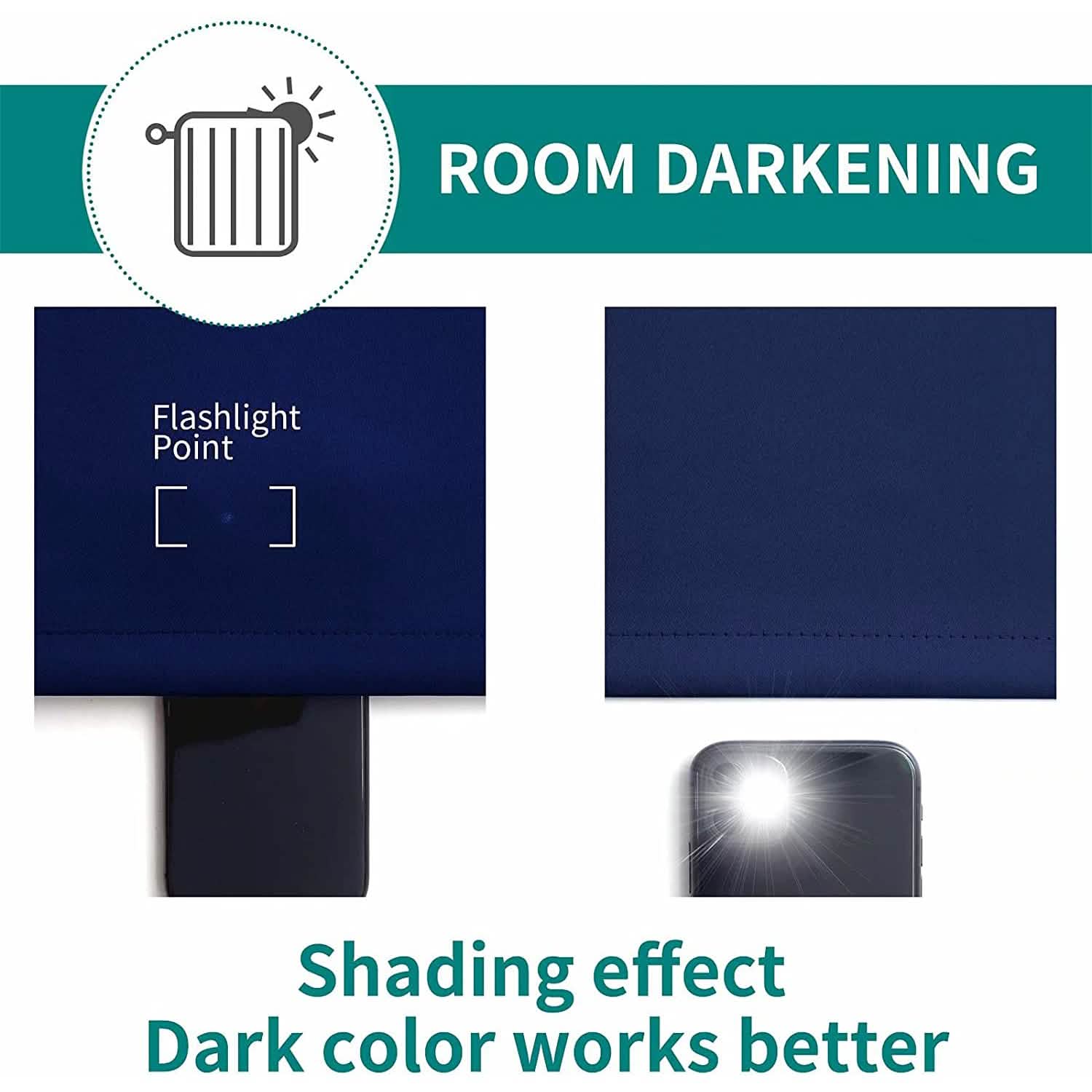 Grommet Top Room Darkening Blackout Curtain Panels Furniture & Decor - DailySale