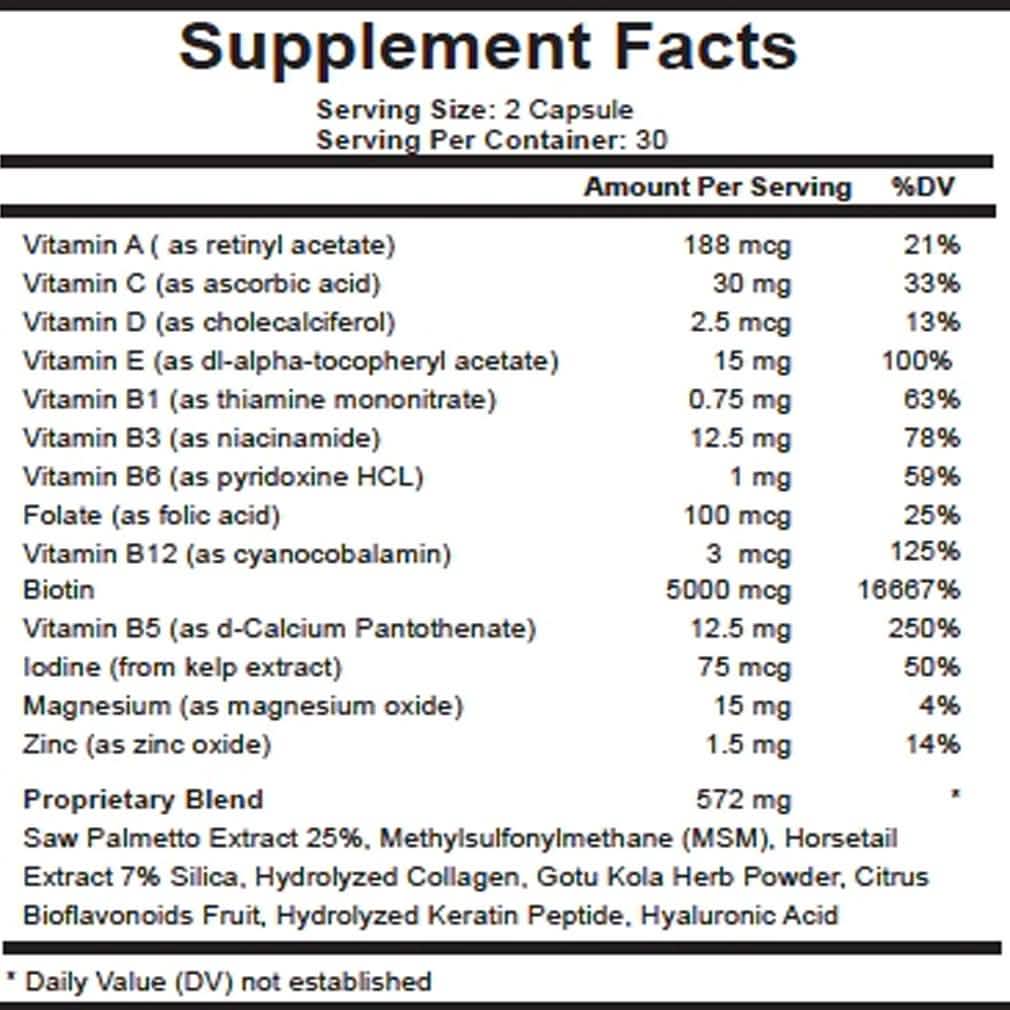 Growthful HD Hair Vitamins for Men and Women Beauty & Personal Care - DailySale