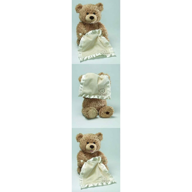 GUND Peek-A-Boo 11.5" Teddy Bear Animated Stuffed Animal Plush Toys & Games - DailySale