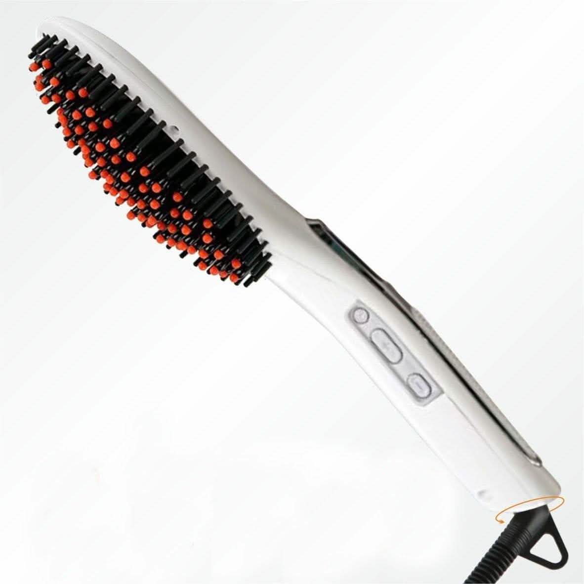 Hair Straightening Brush ION heating technology, Temperature Control Beauty & Personal Care - DailySale