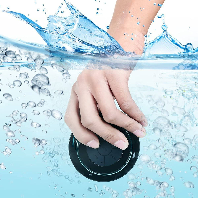 HAISSKY Portable Wireless Waterproof Speaker with FM Radio & Suction Cup Speakers - DailySale