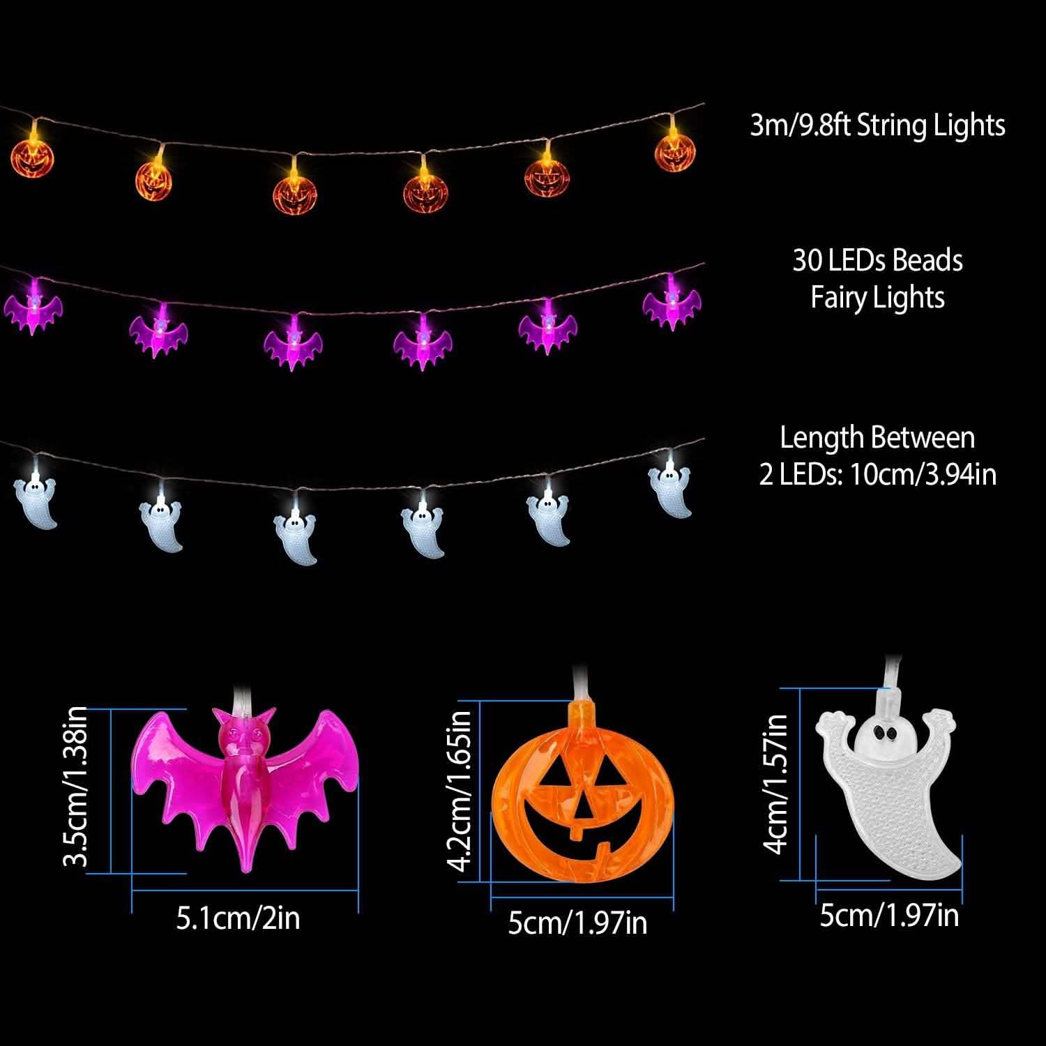 Halloween 30 LED String Lights Indoor Lighting - DailySale
