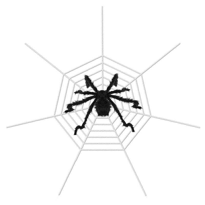 Halloween Decorations Spider Outdoor Stretch Cobweb Furniture & Decor - DailySale