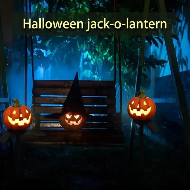 Halloween Jack-o '-lantern Solar Light Holiday Decor & Apparel - DailySale