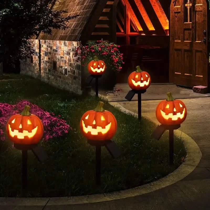 Halloween Jack-o '-lantern Solar Light Holiday Decor & Apparel - DailySale