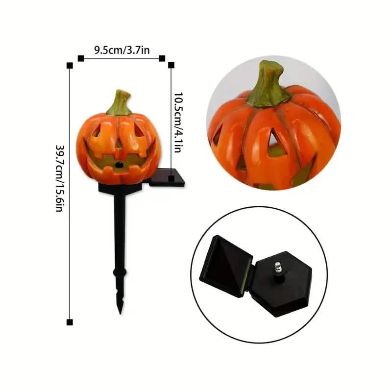 Halloween Jack-o '-lantern Solar Light Holiday Decor & Apparel - DailySale