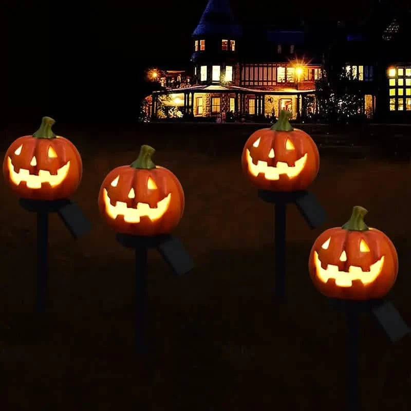 Halloween Jack-o '-lantern Solar Light Holiday Decor & Apparel - DailySale