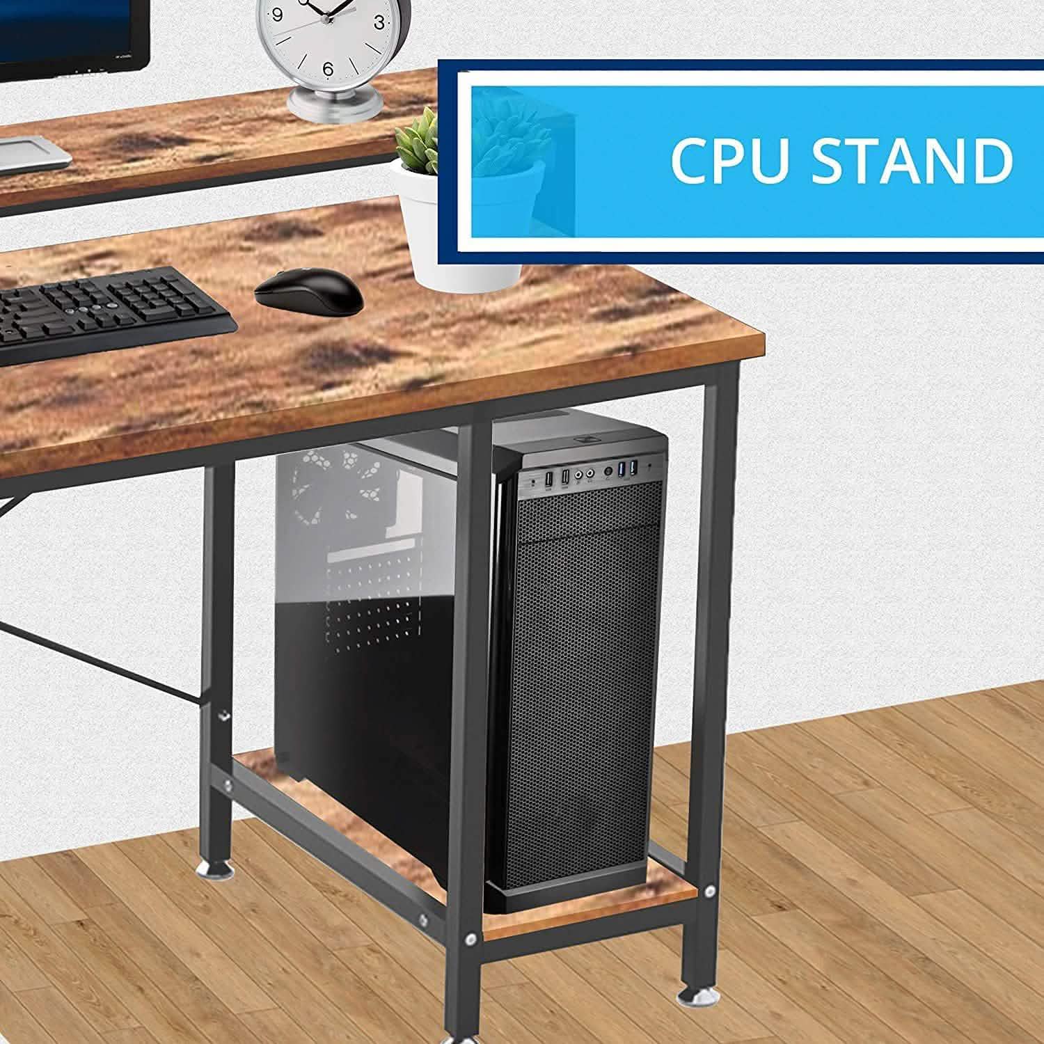 Halter 50-Inch Modern Office Desk with Storage Computer Accessories - DailySale