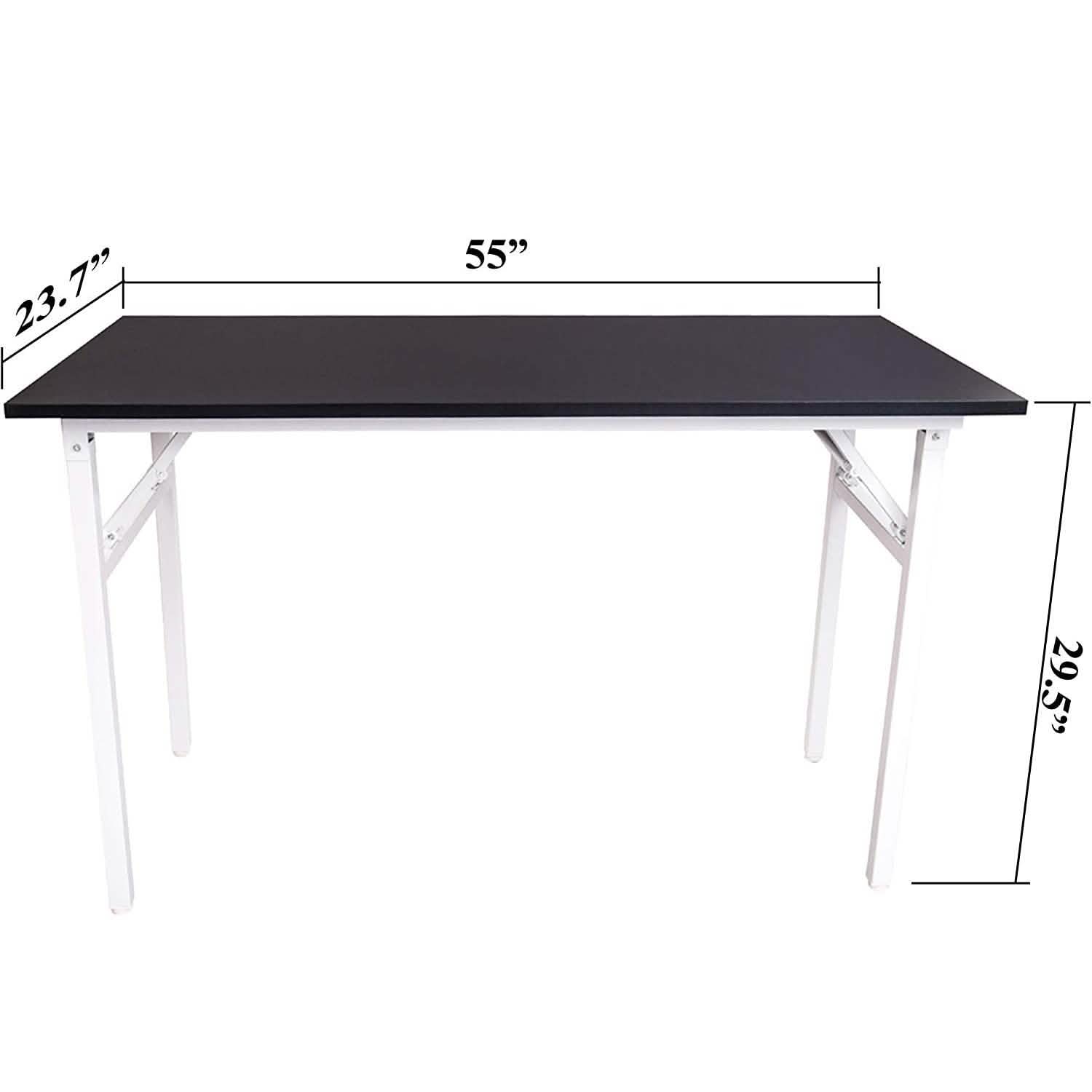 Halter Folding Table Computer Desk Computer Accessories - DailySale