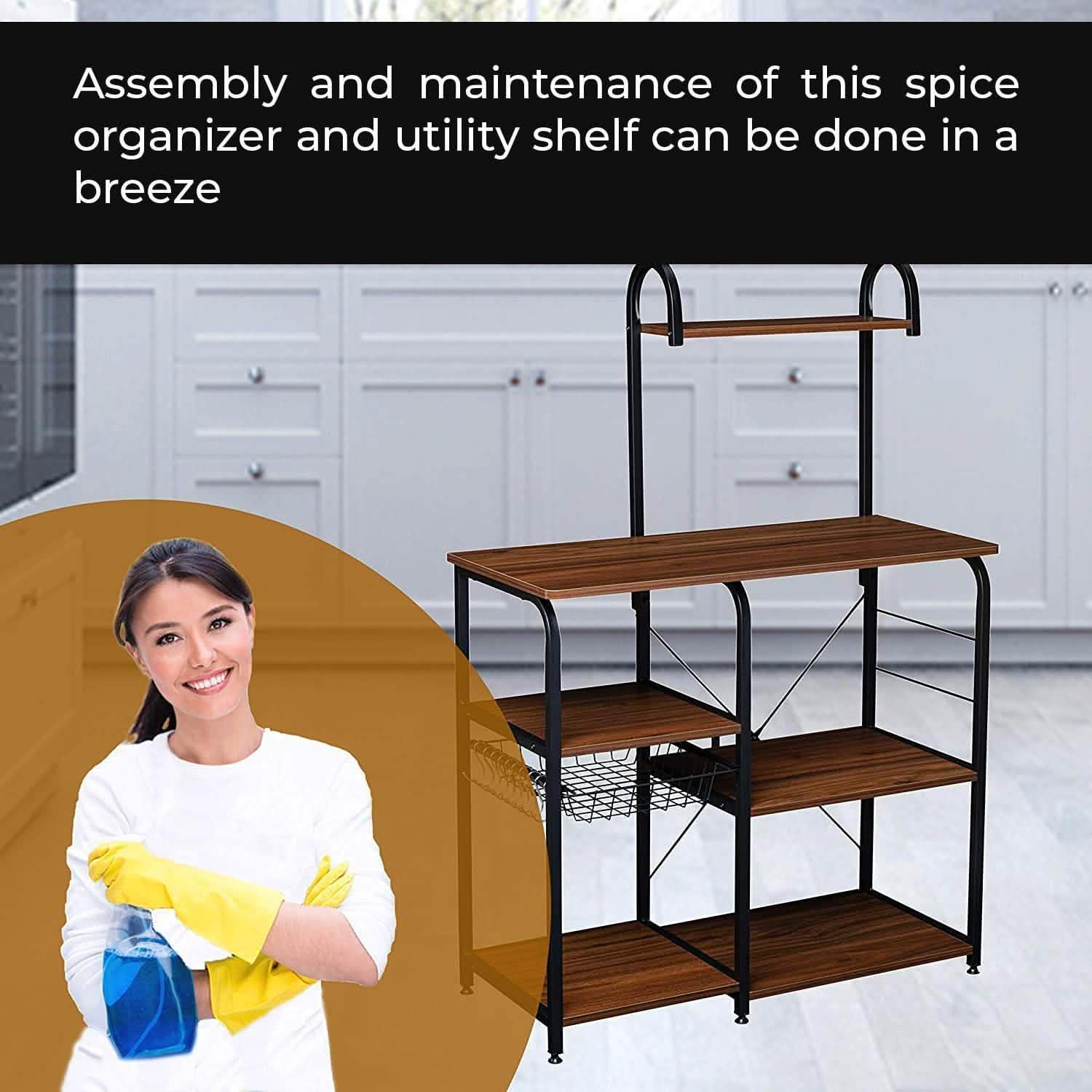 Halter Kitchen Baker's Rack Kitchen Storage - DailySale