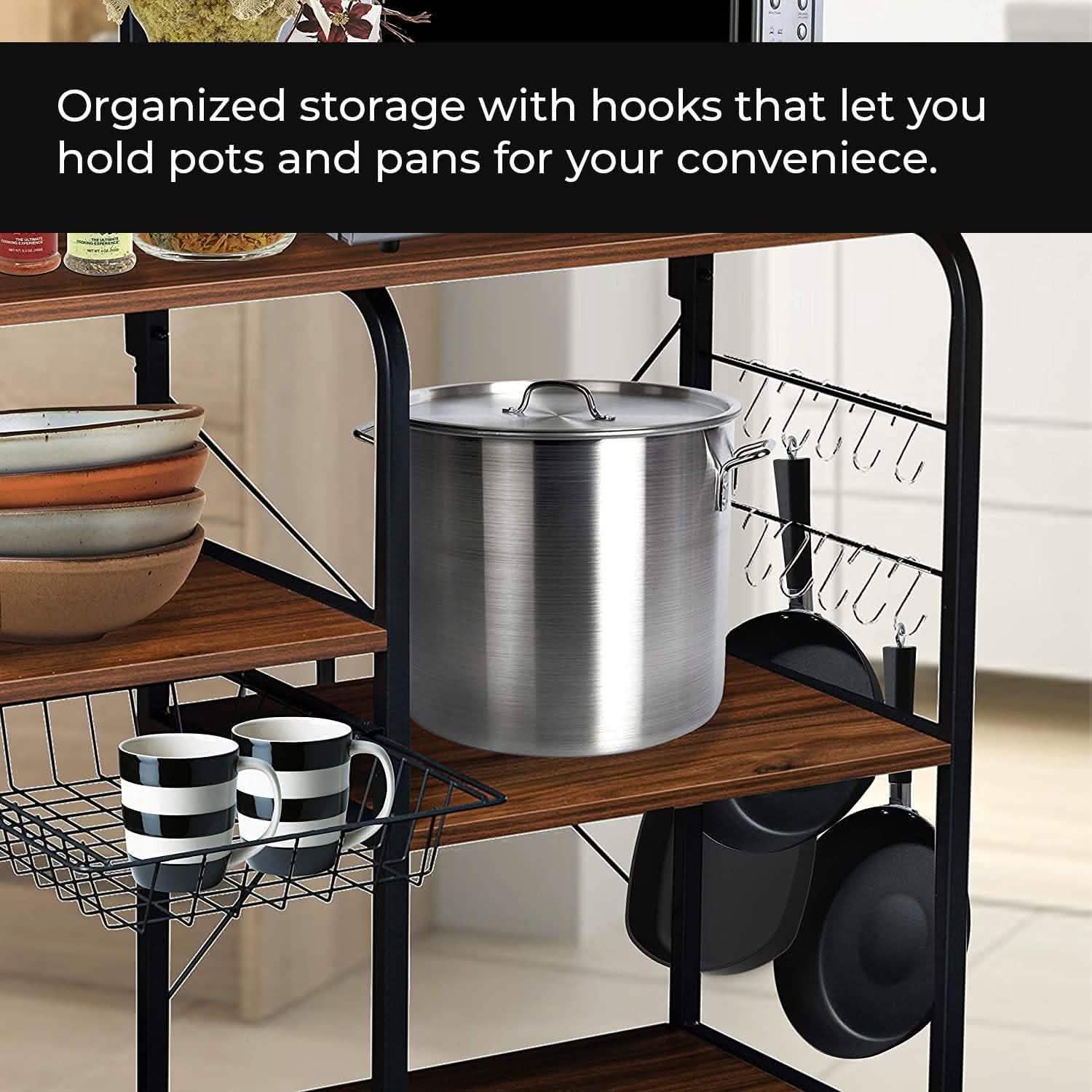 Halter Kitchen Baker's Rack Kitchen Storage - DailySale