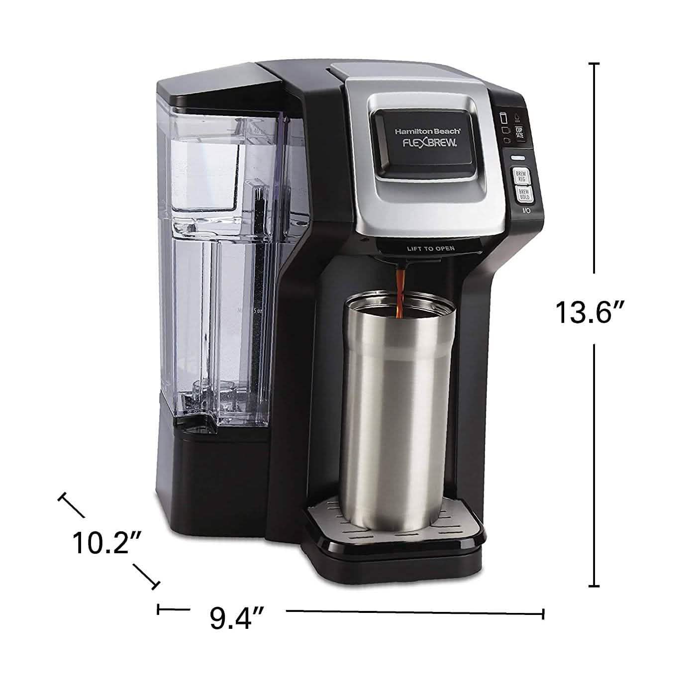 Hamilton Beach 49975 FlexBrew Single Serve Coffee Maker Kitchen Essentials - DailySale