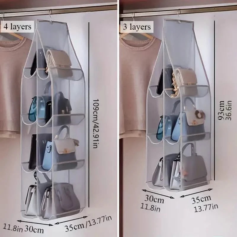 Handbag Hanging Organizer Hanging Bag Closet & Storage - DailySale