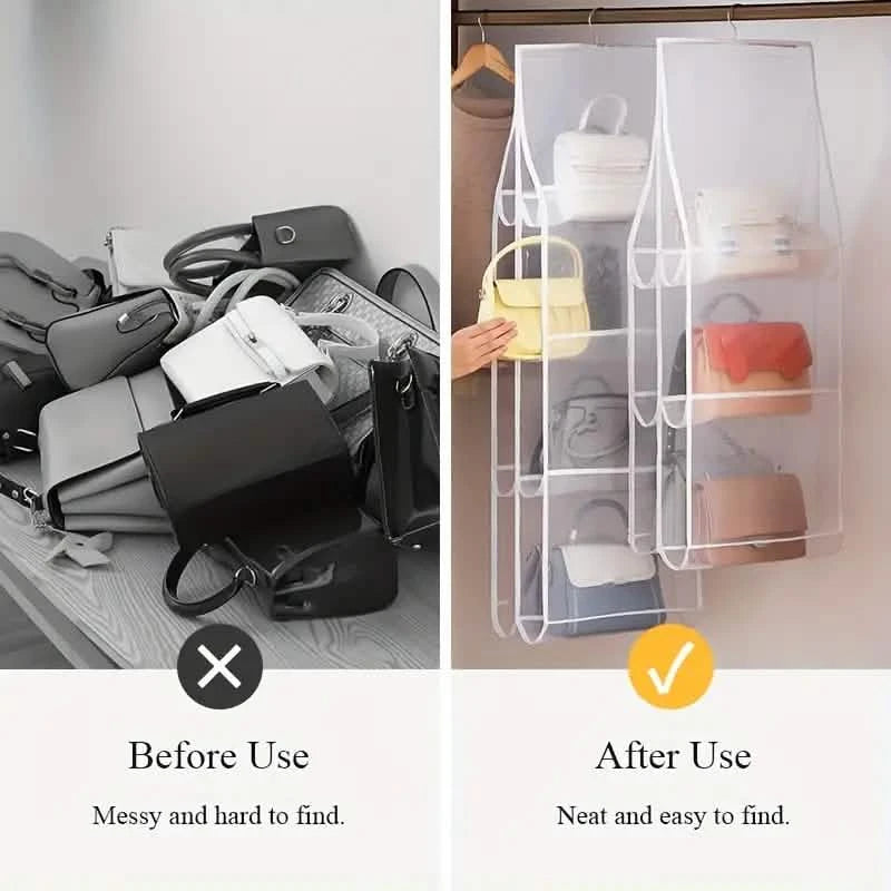 Handbag Hanging Organizer Hanging Bag Closet & Storage - DailySale