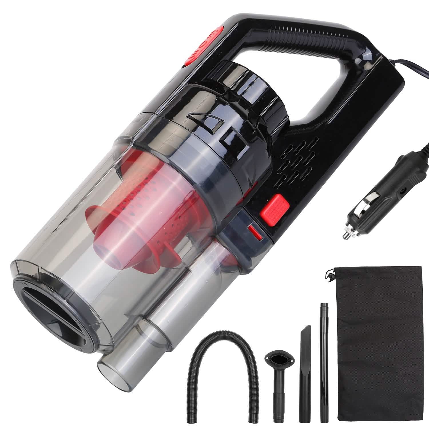 Handheld Car Vacuum Cleaner with Accessory Kit Automotive - DailySale