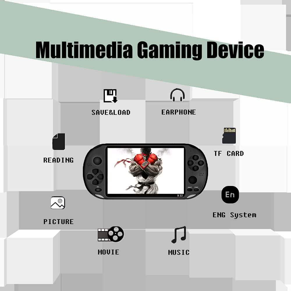 Handheld Game Console for Kids/Adults X12 Pro Video Games & Consoles - DailySale