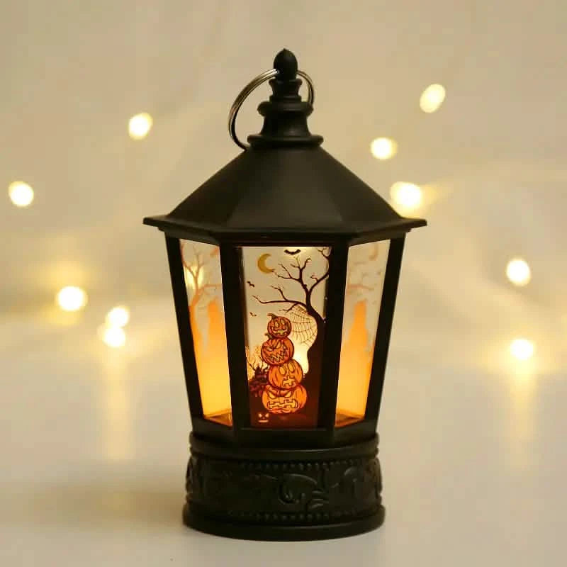Handheld LED Candle Wind Light for Halloween Decorations and Parties Holiday Decor & Apparel Pumpkin - DailySale