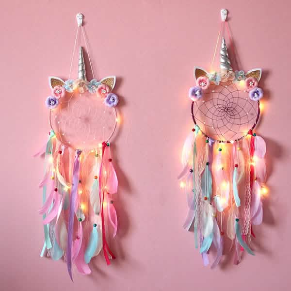 Handmade Feather Dream Catcher Wall Hanging Decoration Furniture & Decor - DailySale