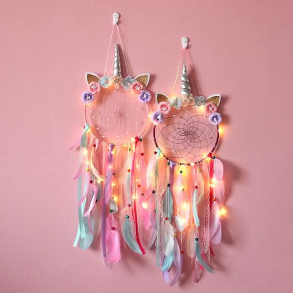Handmade Feather Dream Catcher Wall Hanging Decoration Furniture & Decor - DailySale