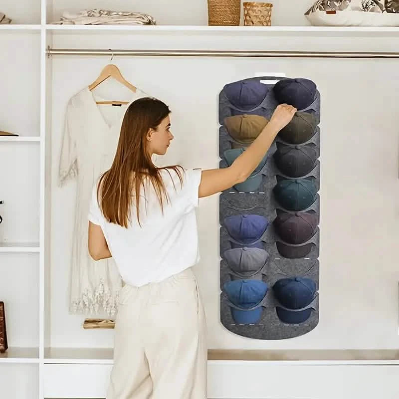 Hanging Hat Organizers For Baseball Cap Felt Storage Holders Closet & Storage - DailySale