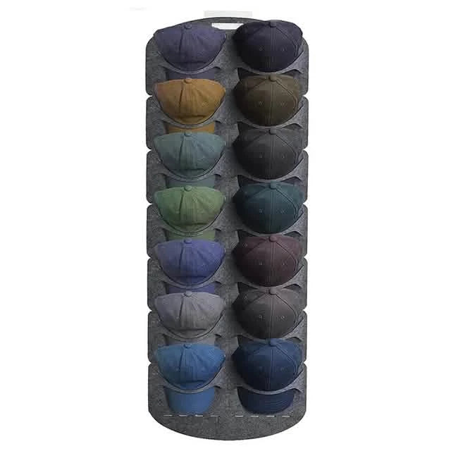 Hanging Hat Organizers For Baseball Cap Felt Storage Holders Closet & Storage Double - DailySale