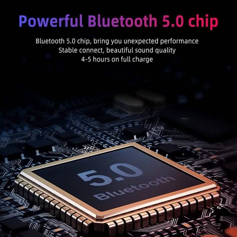 Hantoper Bluetooth Earphones TWS 5.0 Wireless Earbuds Headphones & Speakers - DailySale