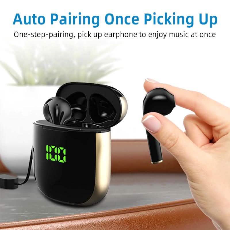 Hantoper Bluetooth Earphones TWS 5.0 Wireless Earbuds Headphones & Speakers - DailySale