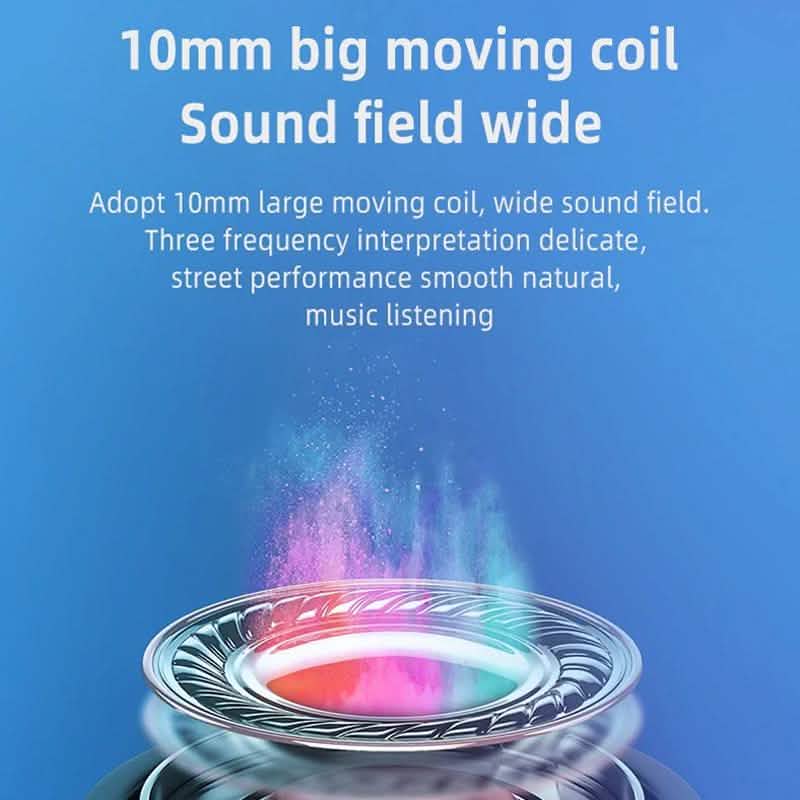 Hantoper Bluetooth Earphones TWS 5.0 Wireless Earbuds Headphones & Speakers - DailySale