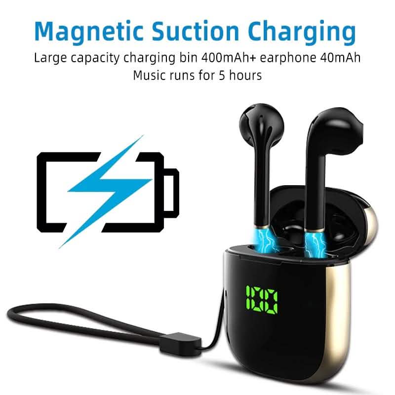 Hantoper Bluetooth Earphones TWS 5.0 Wireless Earbuds Headphones & Speakers - DailySale