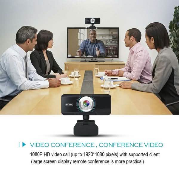 HD 1080P Desktop PC Video Calling Webcam with Microphone Computer Accessories - DailySale